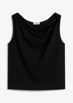 bonprix bonprix Top con detalle anudado Negro Best