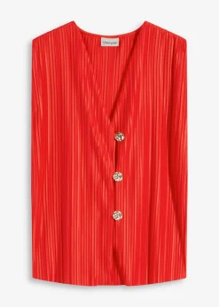 bonprix bonprix Top con plisado fresa Outlet