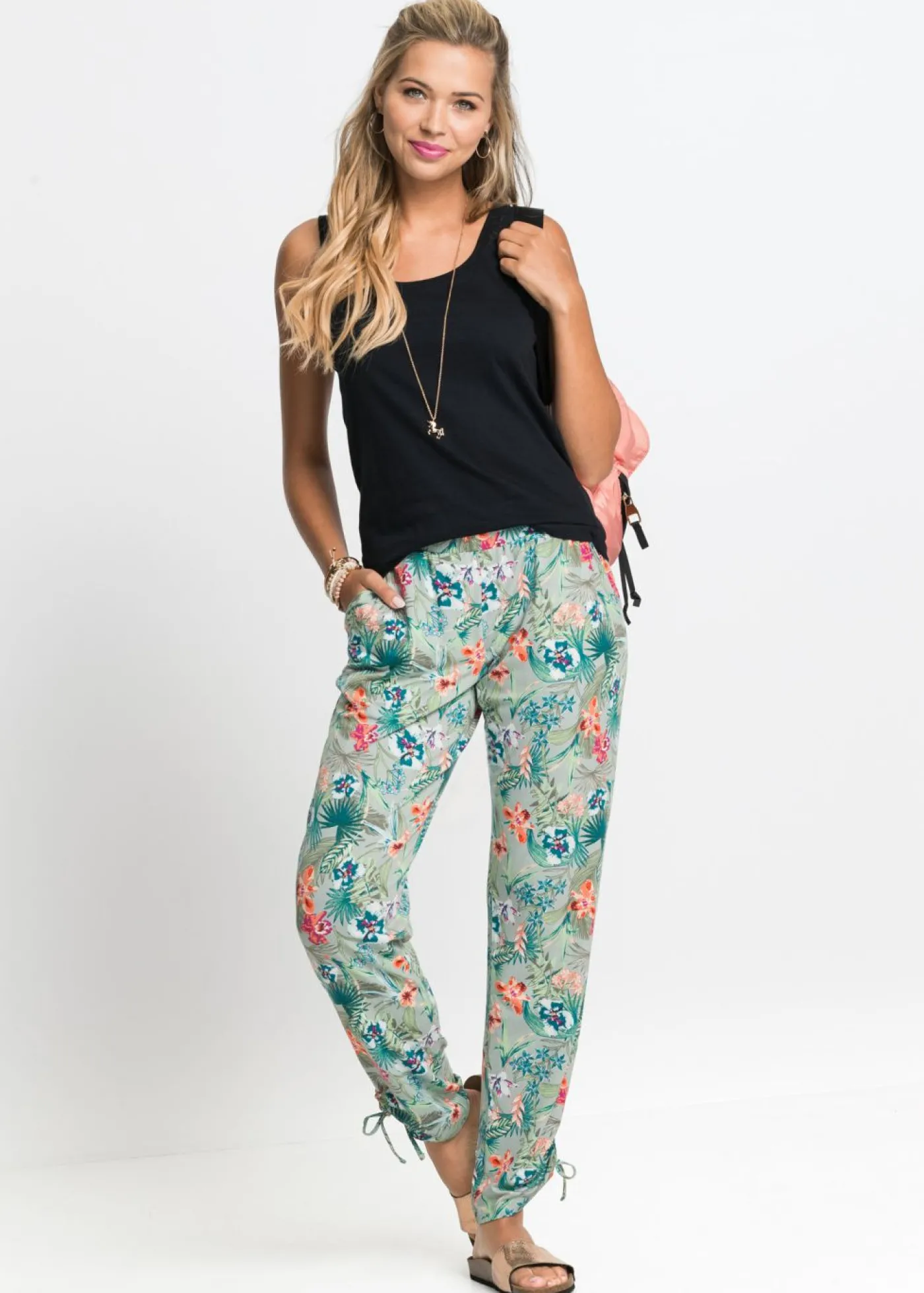 bonprix bonprix Top de algodón Negro Outlet