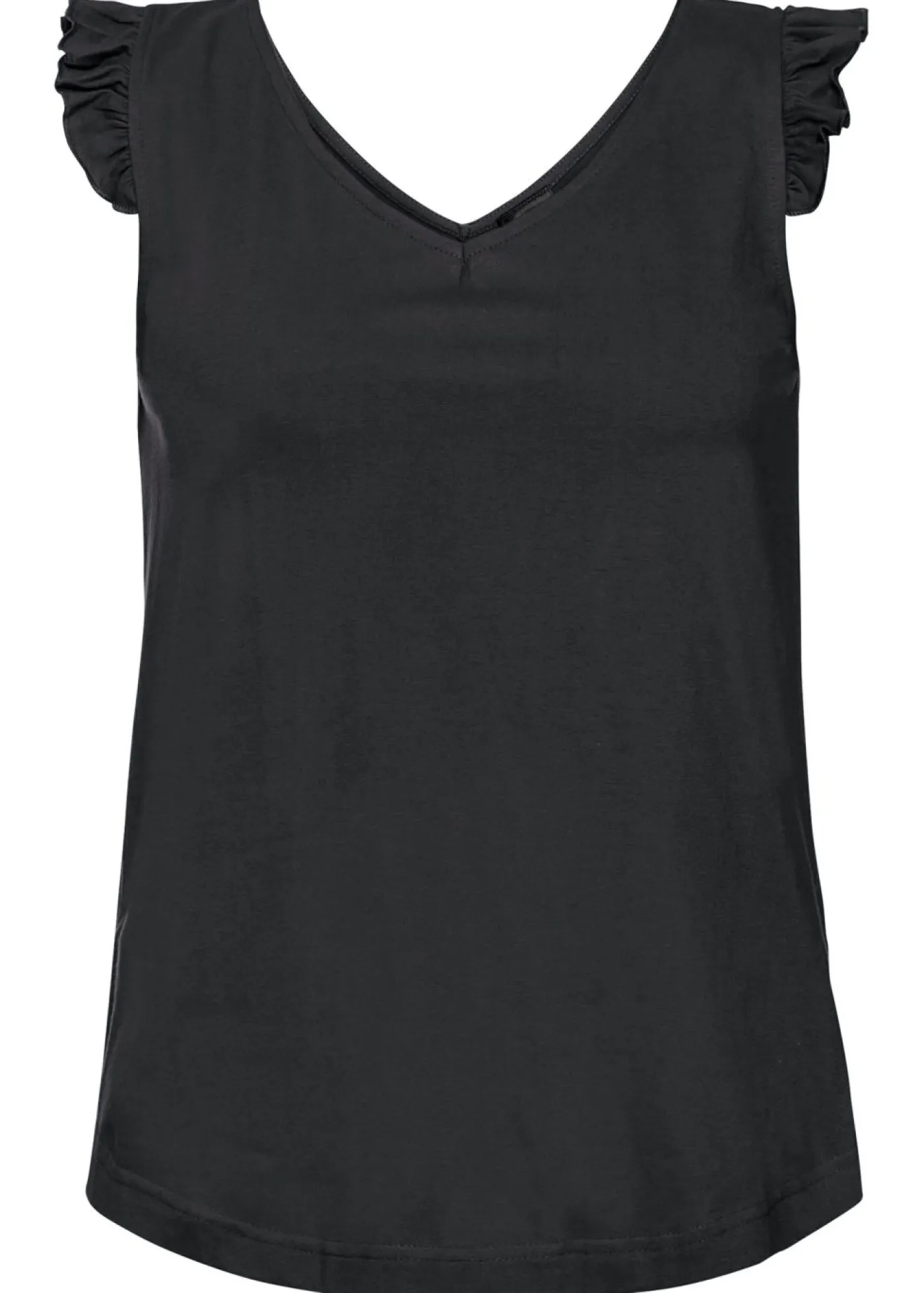 bonprix bonprix Top de algodón orgánico puro Negro Outlet