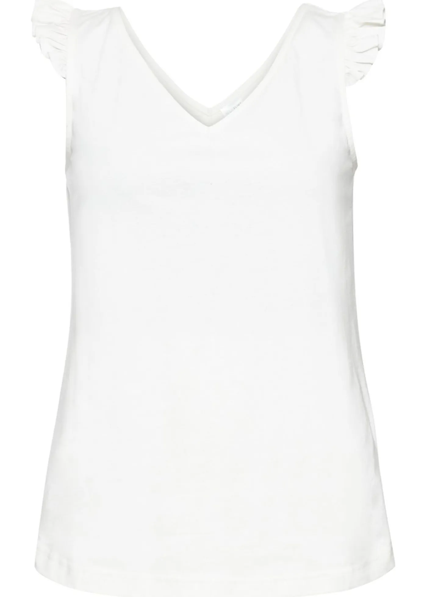 bonprix bonprix Top de algodón orgánico puro Blanco lana New