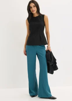 bonprix bonprix Top de bengalina Negro New