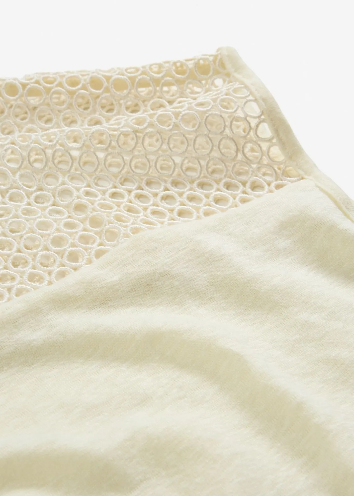 bonprix bonprix Top de lino puro Blanco lana Clearance