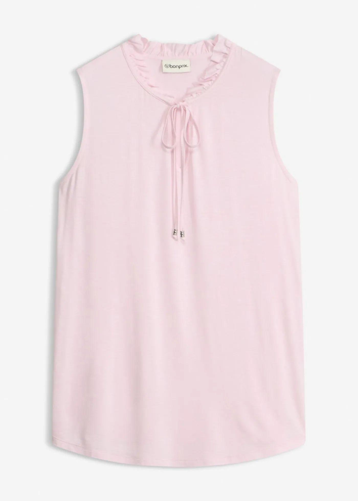 bonprix bonprix Top de mezcla de viscosa rosa cristal Clearance
