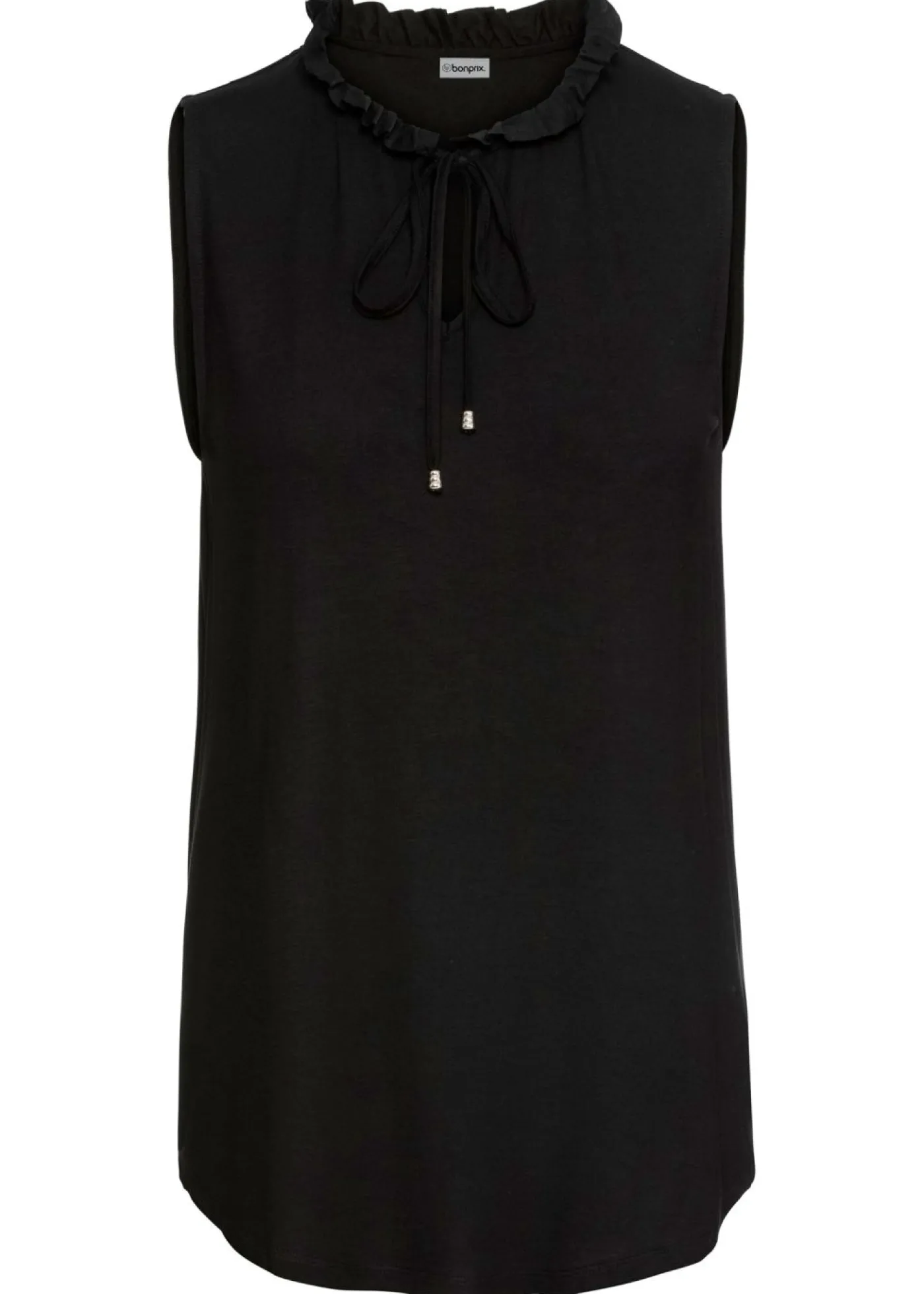 bonprix bonprix Top de mezcla de viscosa Negro