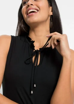 bonprix bonprix Top de mezcla de viscosa Negro