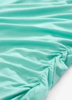 bonprix bonprix Top de mezcla de viscosa suave Azul mentol New