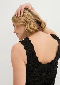 bonprix bonprix Top de punto Negro