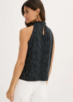 bonprix bonprix Top de punto Negro Discount