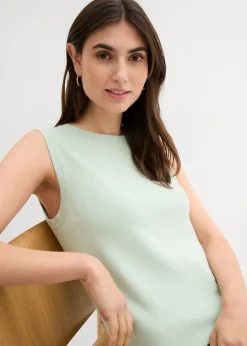 bonprix bonprix Top de punto Verde pastel New