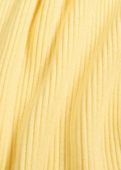 bonprix bonprix Top de punto con viscosa Amarillo claro Hot