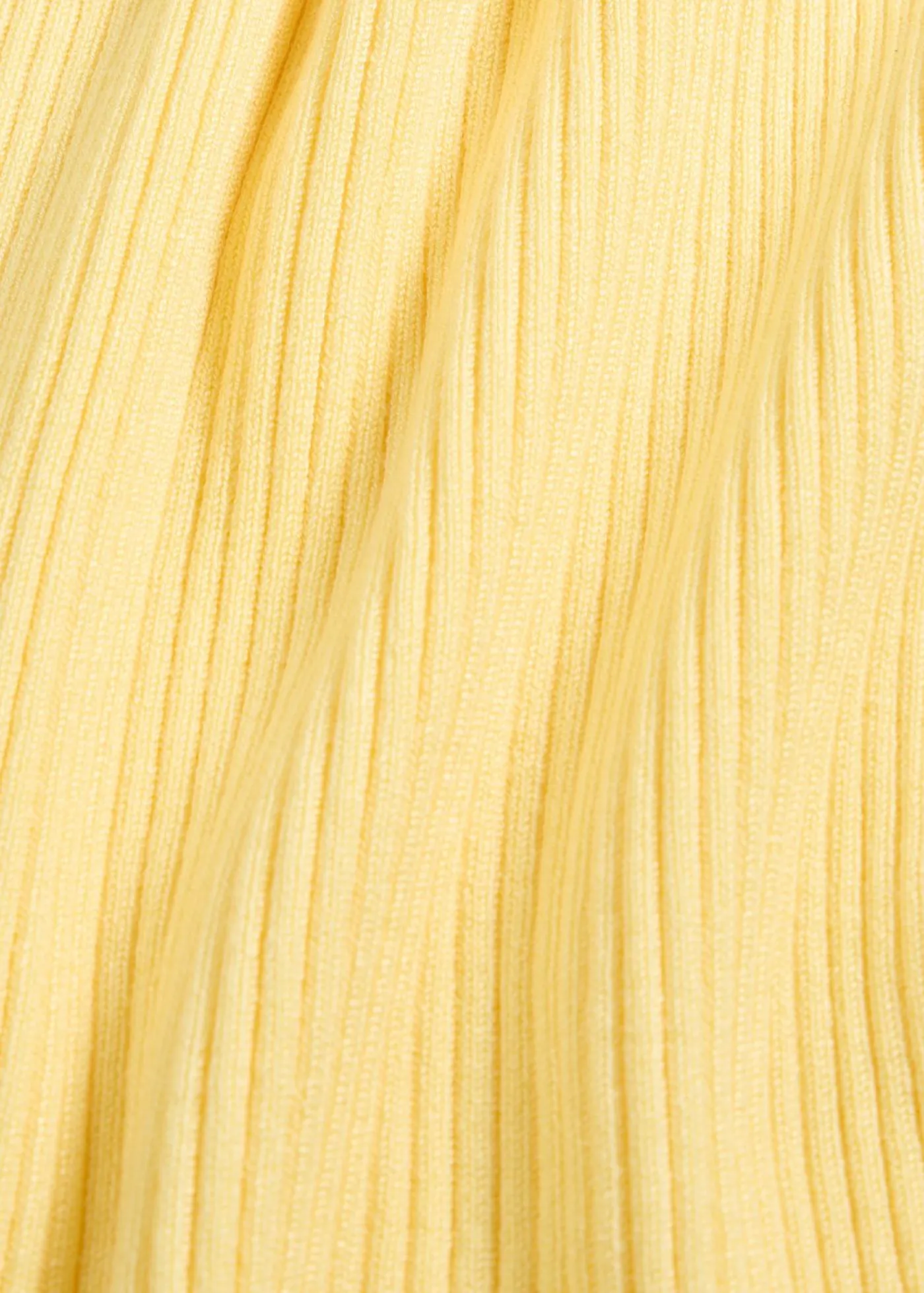 bonprix bonprix Top de punto con viscosa Amarillo claro Hot