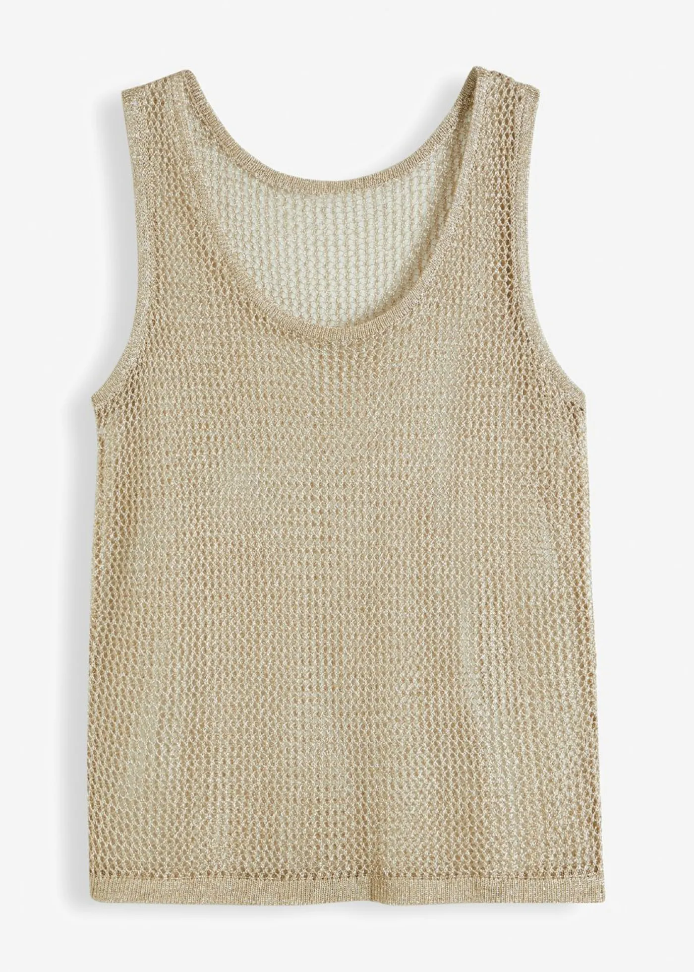 bonprix bonprix Top de punto en suave mezcla de viscosa Dorado Discount