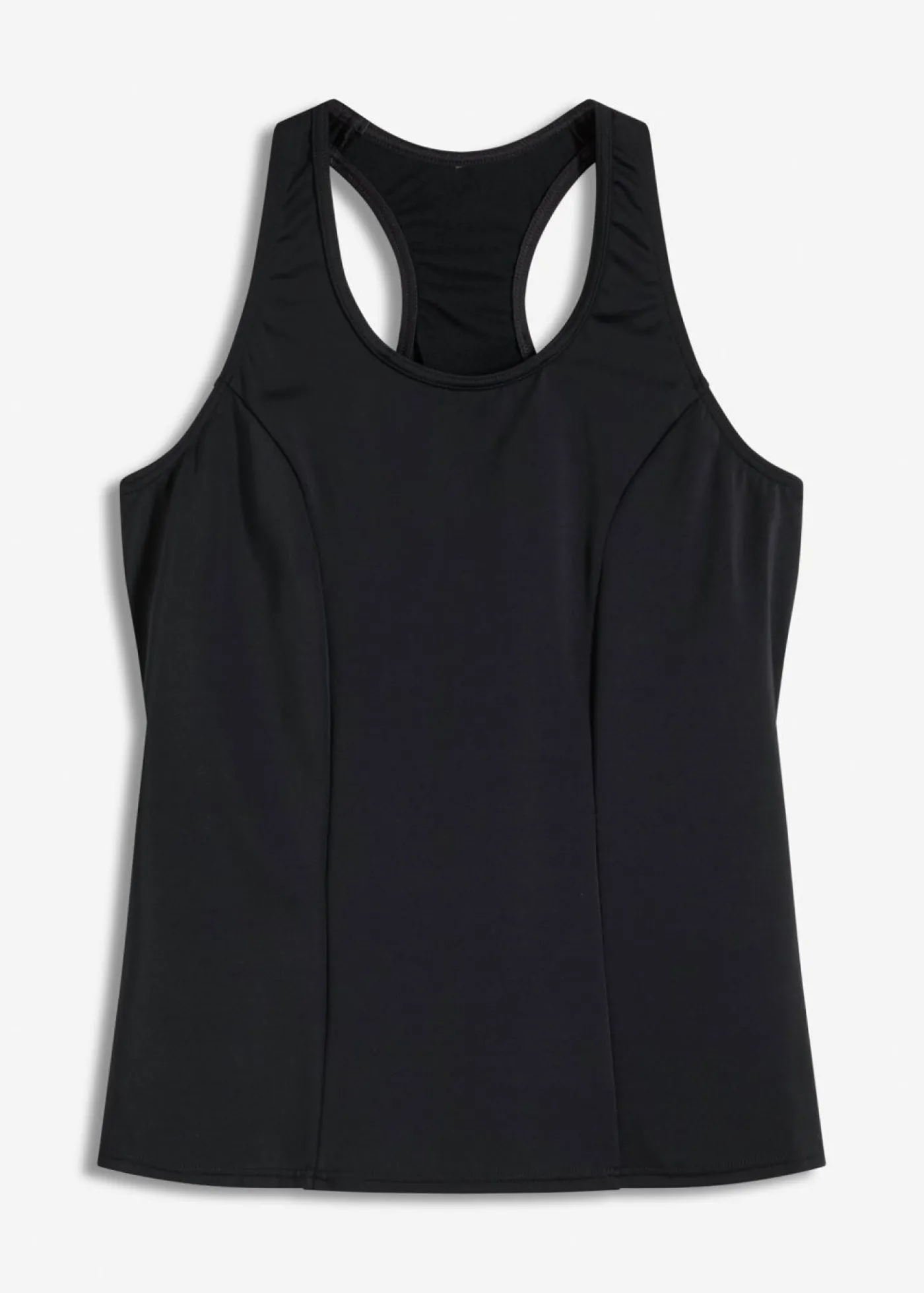 bonprix bonprix Top de tankini de secado rápido Negro Outlet