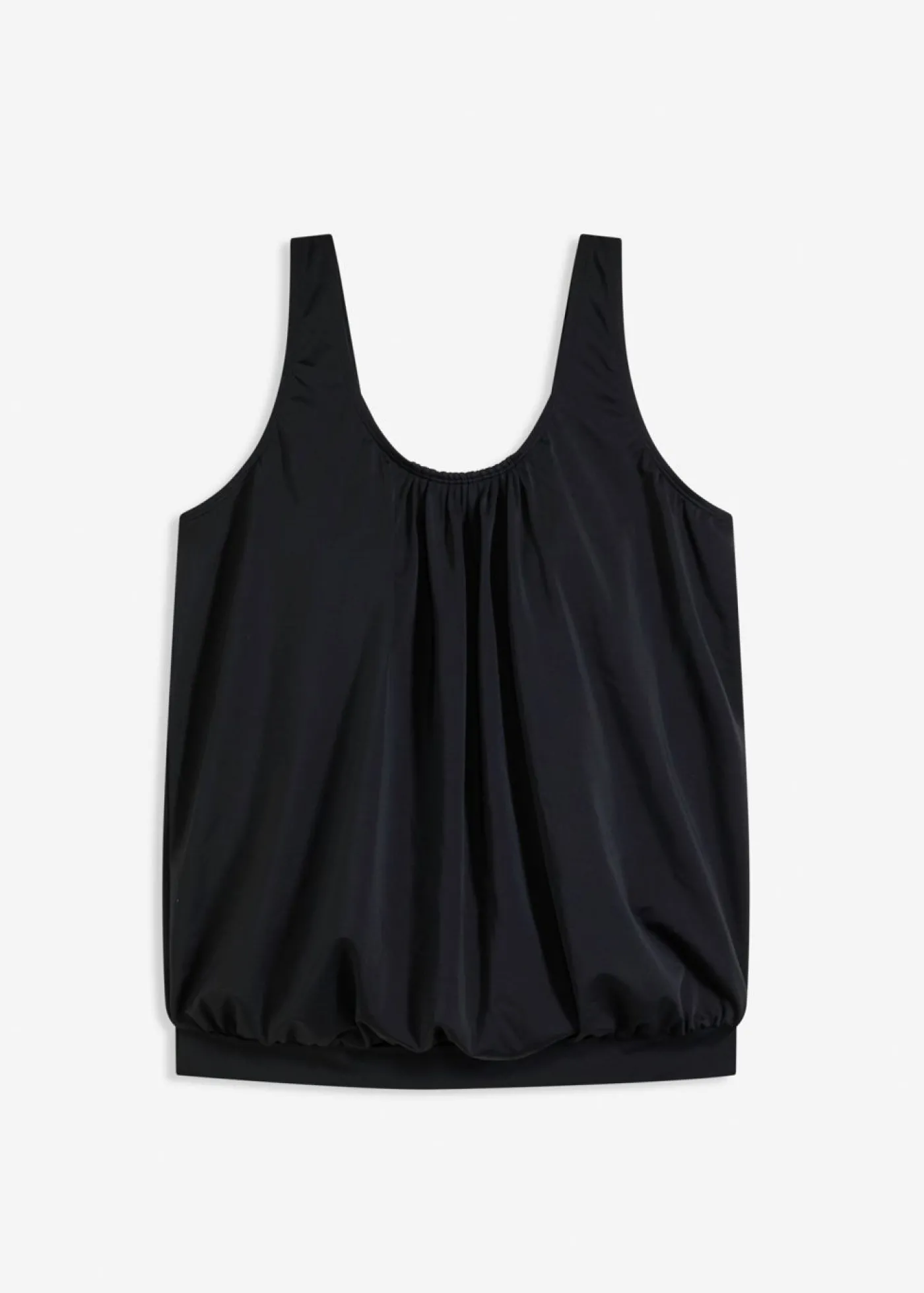 bonprix bonprix Top de tankini oversize con corte de globo Negro