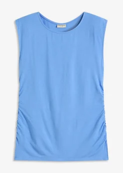 bonprix bonprix Top de viscosa fluida azul provenzal Clearance