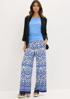 bonprix bonprix Top de viscosa fluida azul provenzal Clearance