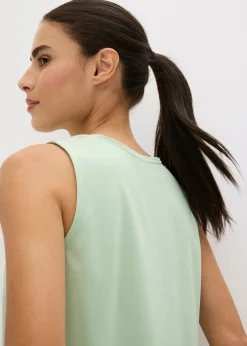 bonprix bonprix Top funcional de secado rápido Verde pastel Clearance