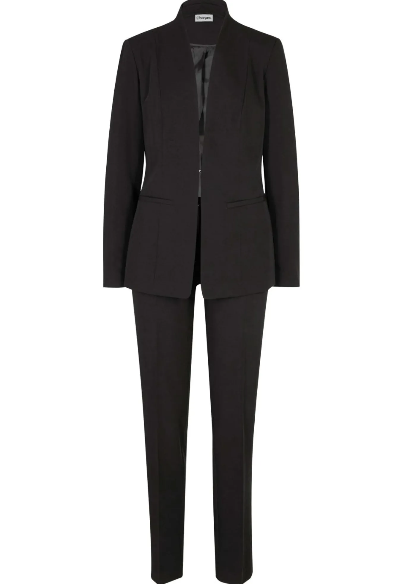 bonprix bonprix Traje con pantalón (2 piezas) Negro Online