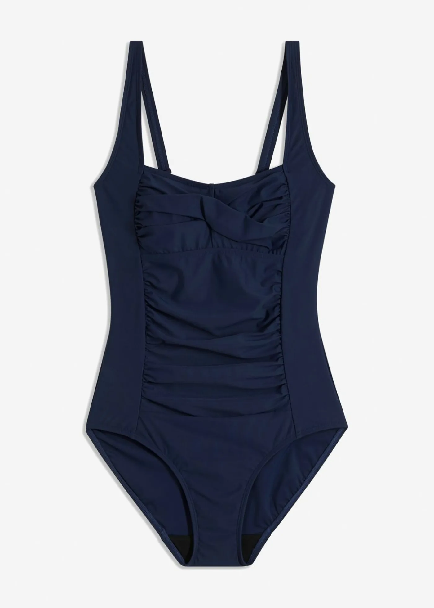 bonprix bonprix Traje de baño con efecto moldeador medio y aspecto cruzado Azul marino Hot