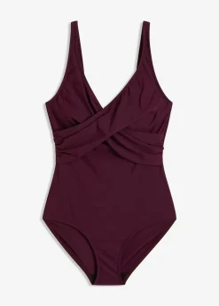 bonprix bonprix Traje de baño con ligero efecto moldeador Lila Clearance