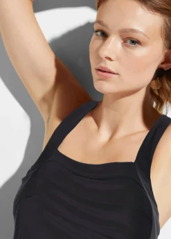 bonprix bonprix Traje de baño con ligero efecto moldeador Negro New
