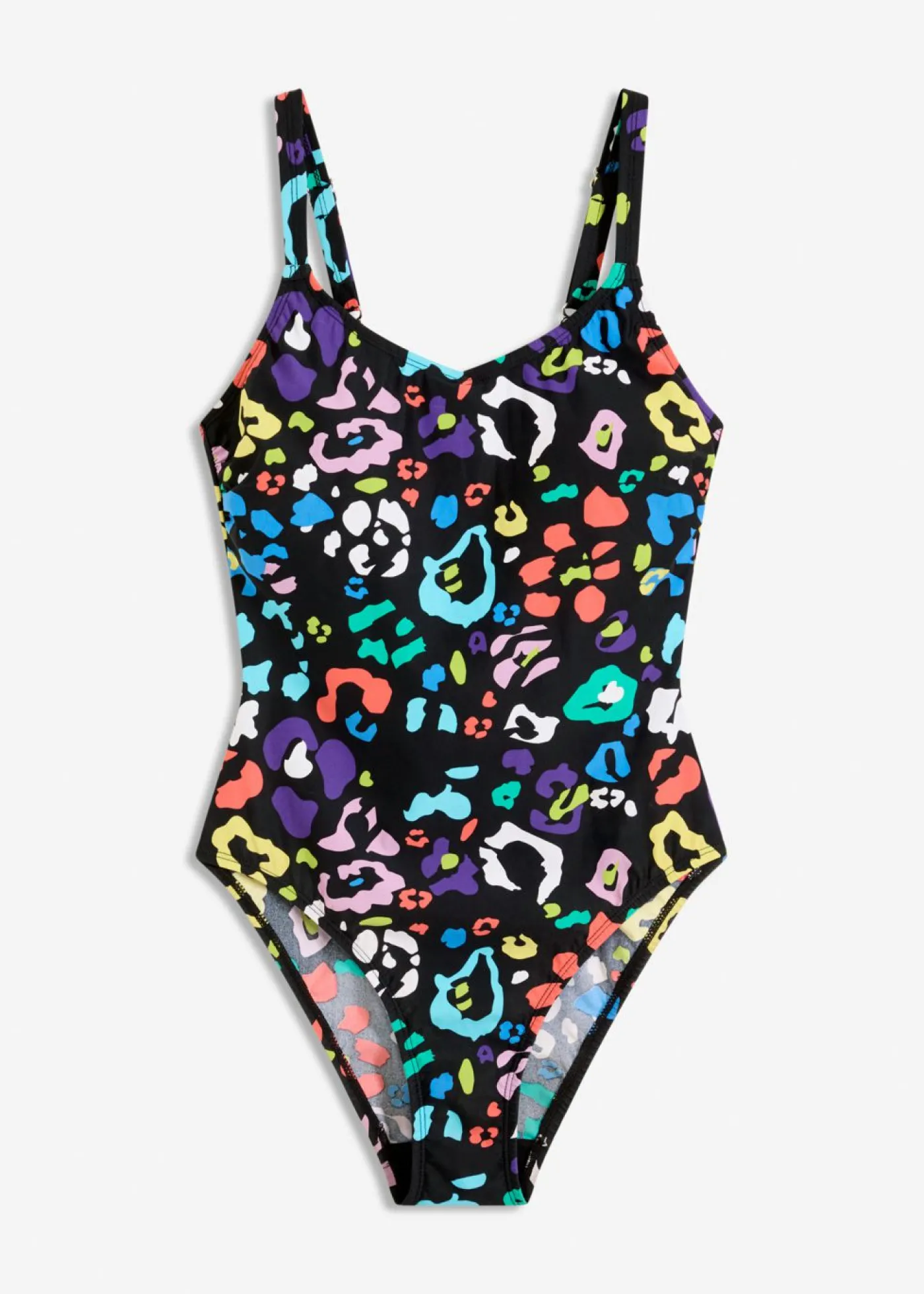 bonprix bonprix Traje de baño con ligero efecto moldeador Negro multicolor Hot