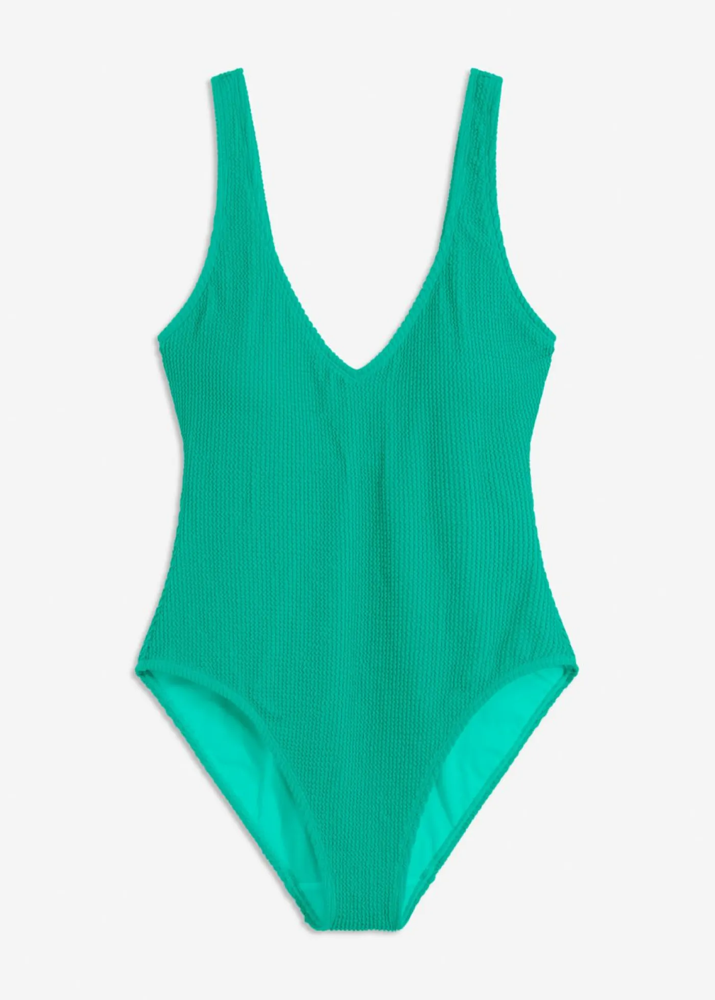 bonprix bonprix Traje de baño estructurado con escote pronunciado turquesa Hot
