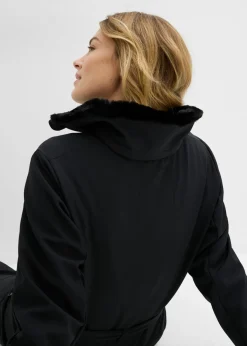 bonprix bonprix Traje de esquí de softshell con forro cálido y material impermeable Negro Best