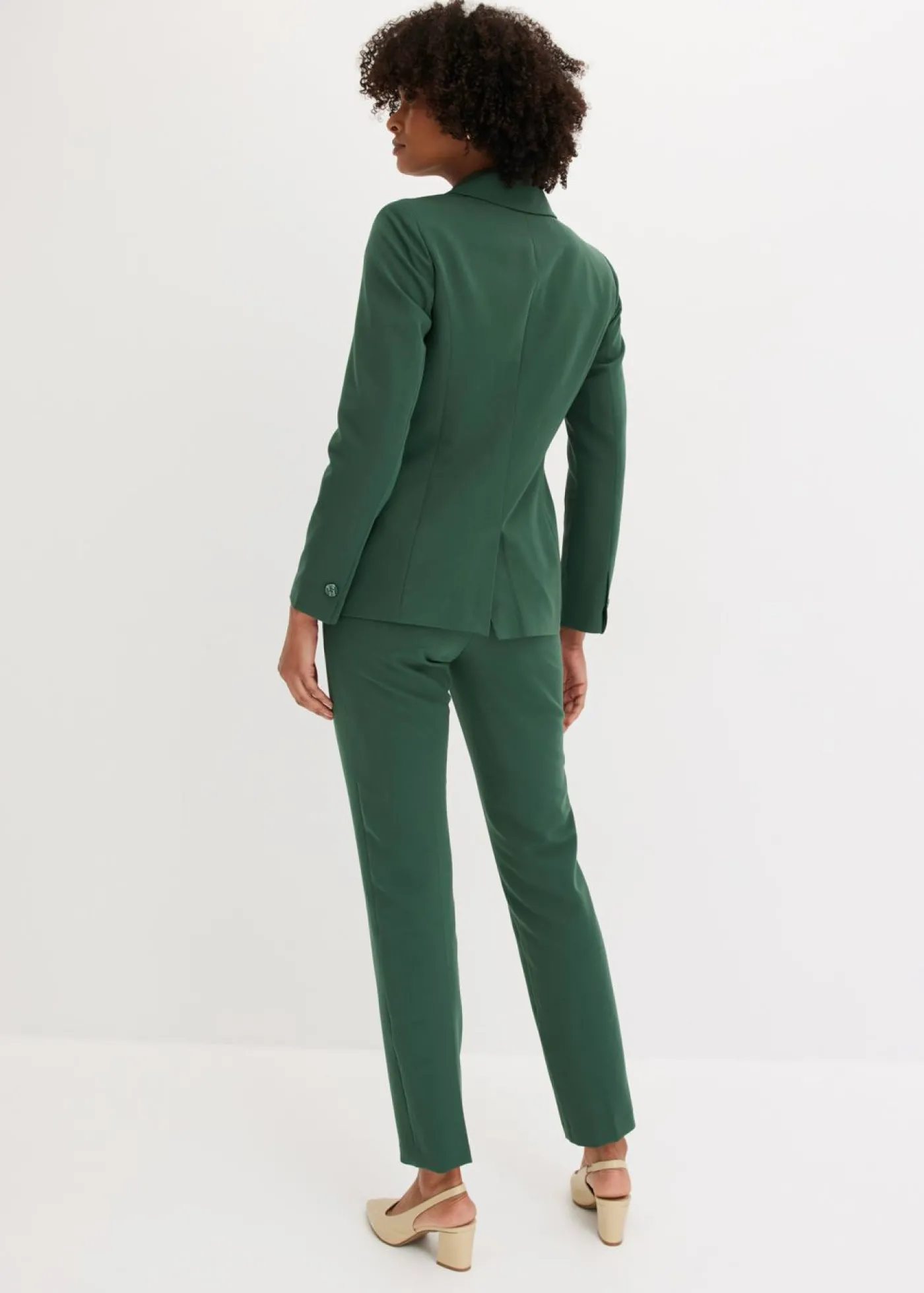 bonprix bonprix Traje de pantalón (2 piezas) verde sombra New