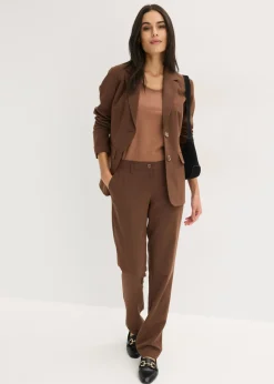 bonprix bonprix Traje de pantalón (2 piezas) marrón Discount