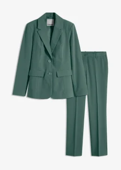 bonprix bonprix Traje de pantalón (2 piezas) verde sombra Clearance