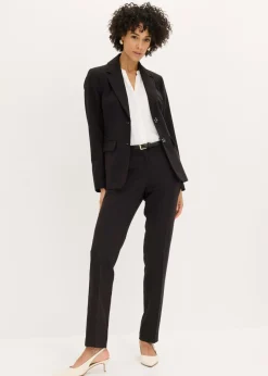 bonprix bonprix Traje de pantalón (2 piezas) Negro