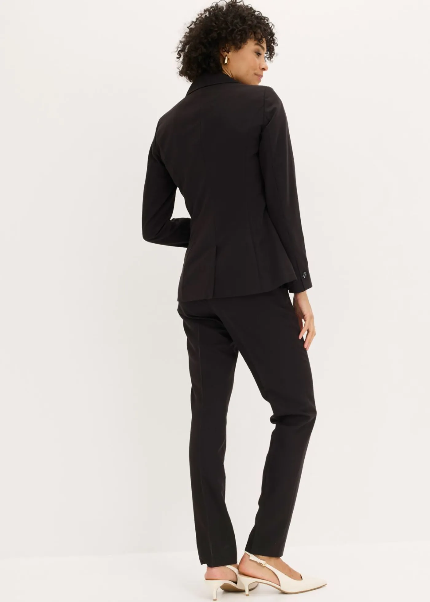 bonprix bonprix Traje de pantalón (2 piezas) Negro