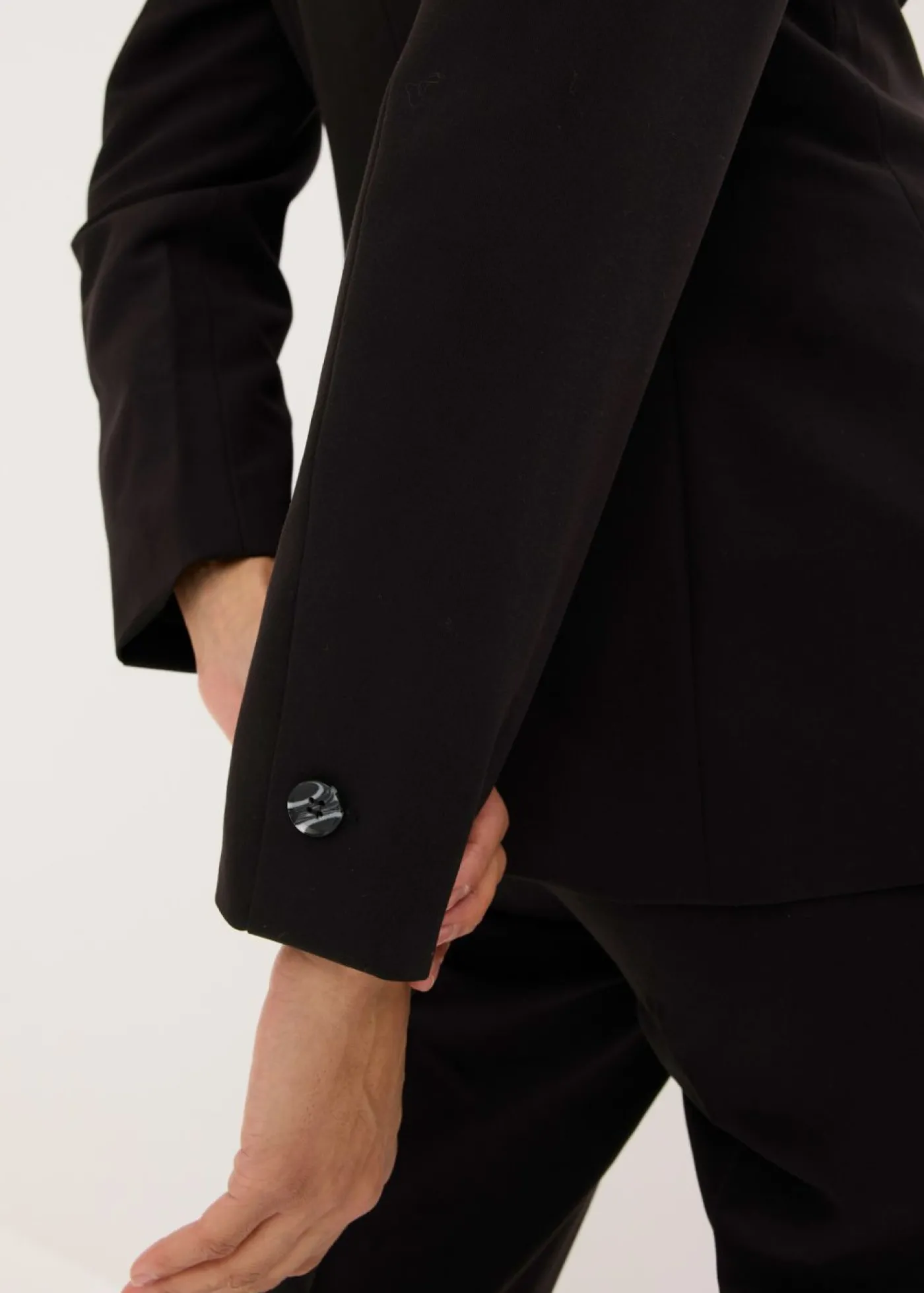 bonprix bonprix Traje de pantalón (2 piezas) Negro