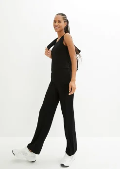 bonprix bonprix Traje para estar por casa (3 piezas) con viscosa Negro Best