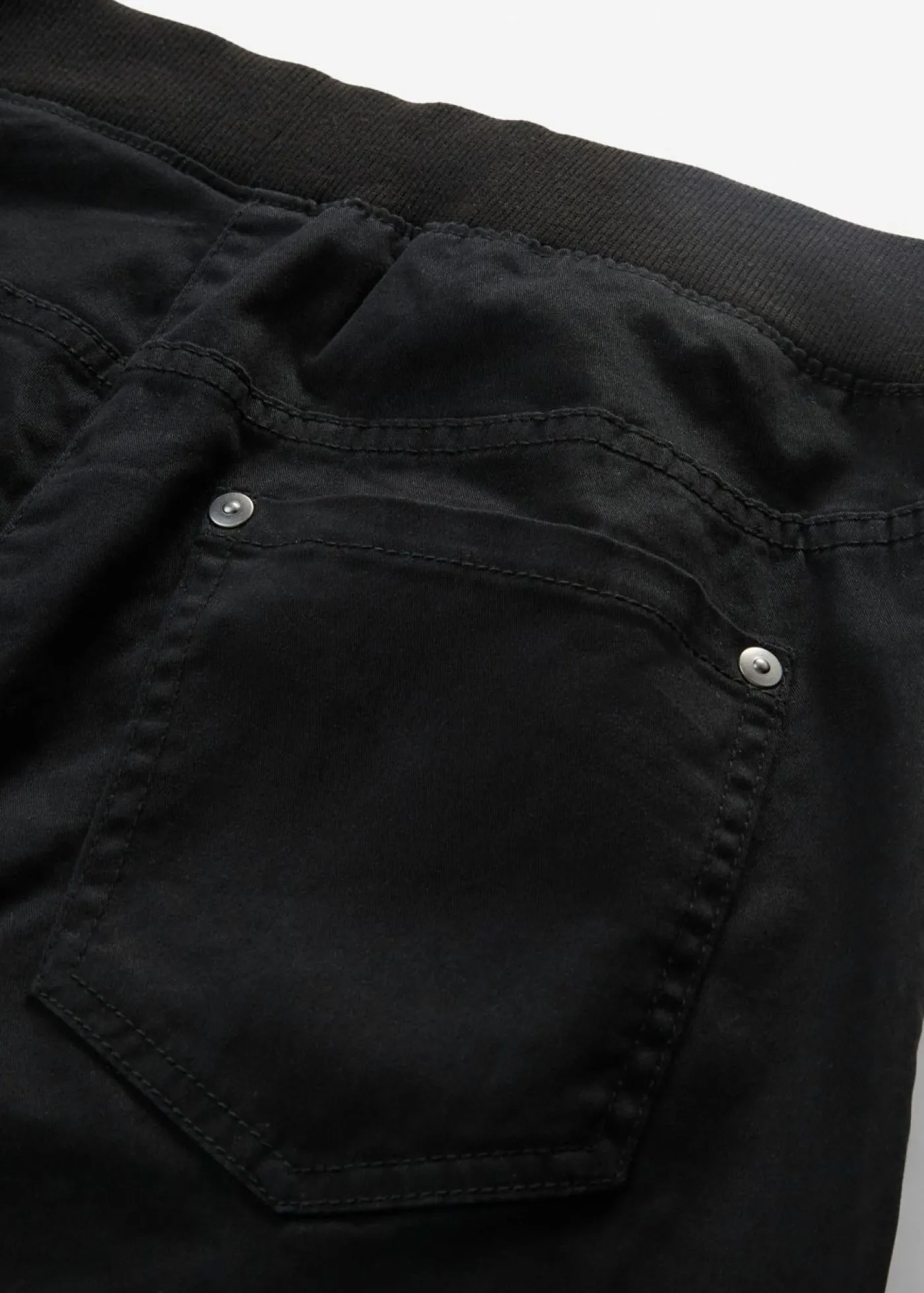 bonprix bonprix Treggings de sarga de mezcla de algodón elástica Negro Online