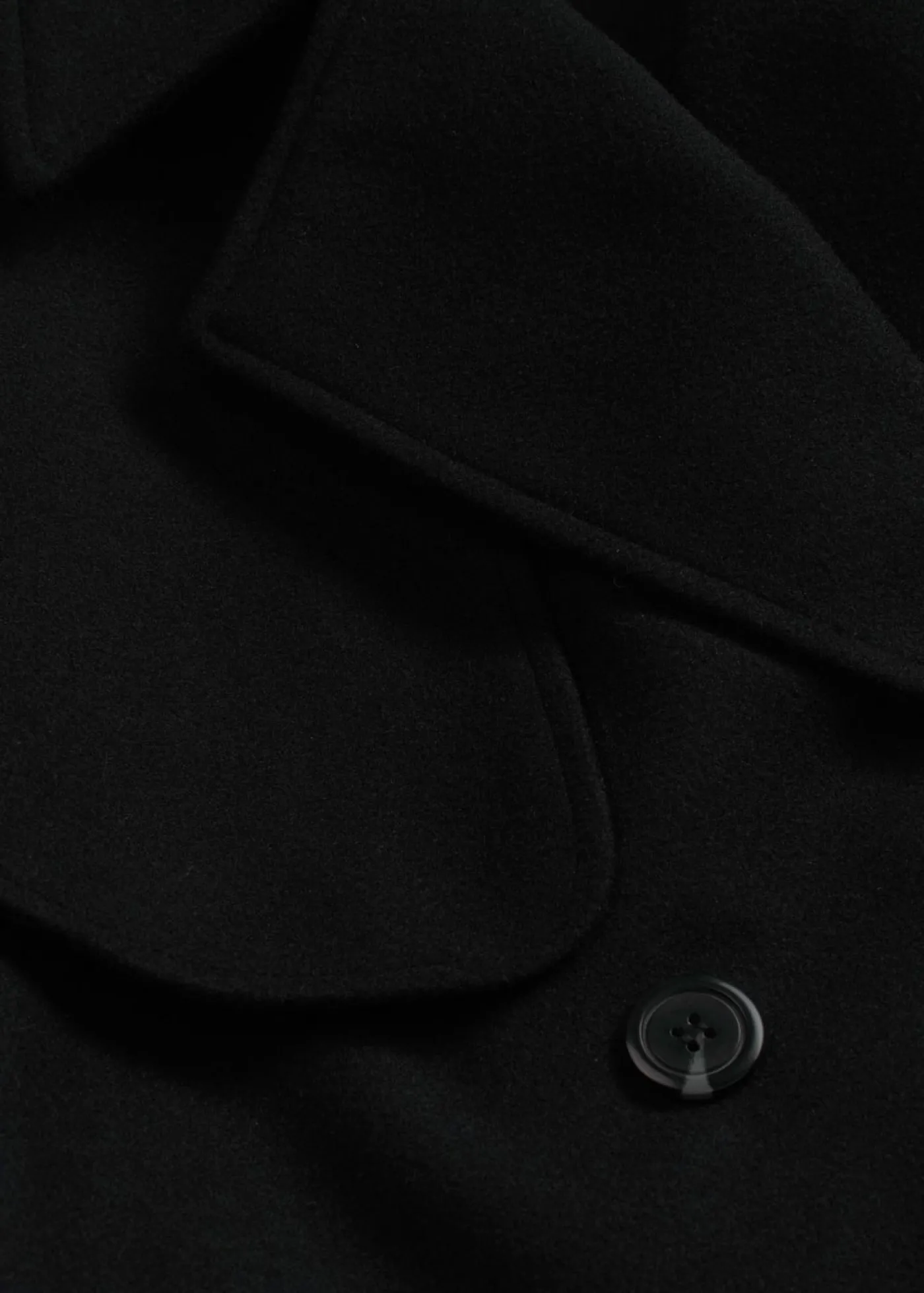bonprix bonprix Trenca con aspecto de lana Negro New