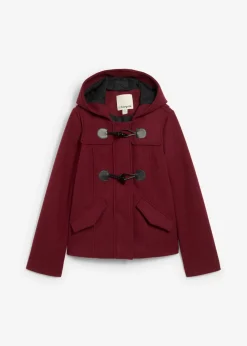 bonprix bonprix Trenca de imitación de lana mora oscuro