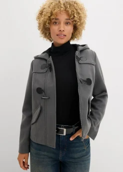 bonprix bonprix Trenca de imitación de lana antracita Discount
