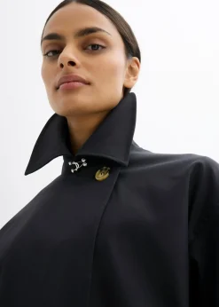 bonprix bonprix Trenca en corte A Negro Online