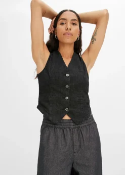 bonprix bonprix Vaqueros Negro denim Clearance