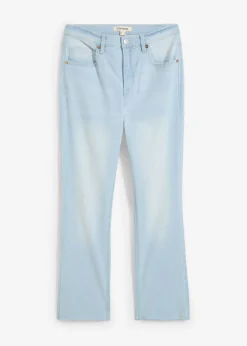 bonprix bonprix Vaqueros acampanados, high waist, cropped azul hielo denim usado Online