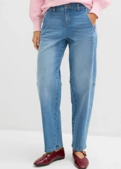 bonprix bonprix Vaqueros barrel, mid waist azul medio denim usado Online