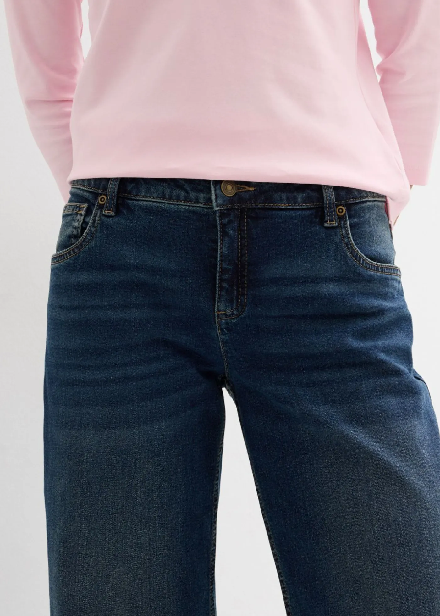bonprix bonprix Vaqueros barrel, mid waist azul oscuro denim usado New