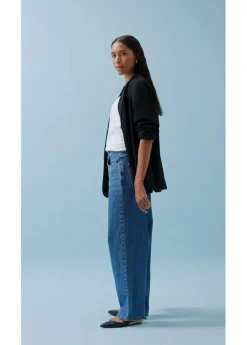 bonprix bonprix Vaqueros barrel, mid waist azul medio denim usado New