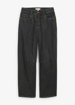 bonprix bonprix Vaqueros barrel, mid waist denim gris oscuro usado Clearance