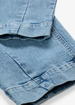 bonprix bonprix Vaqueros barrel, mid waist, cropped Azul piedra usado Outlet