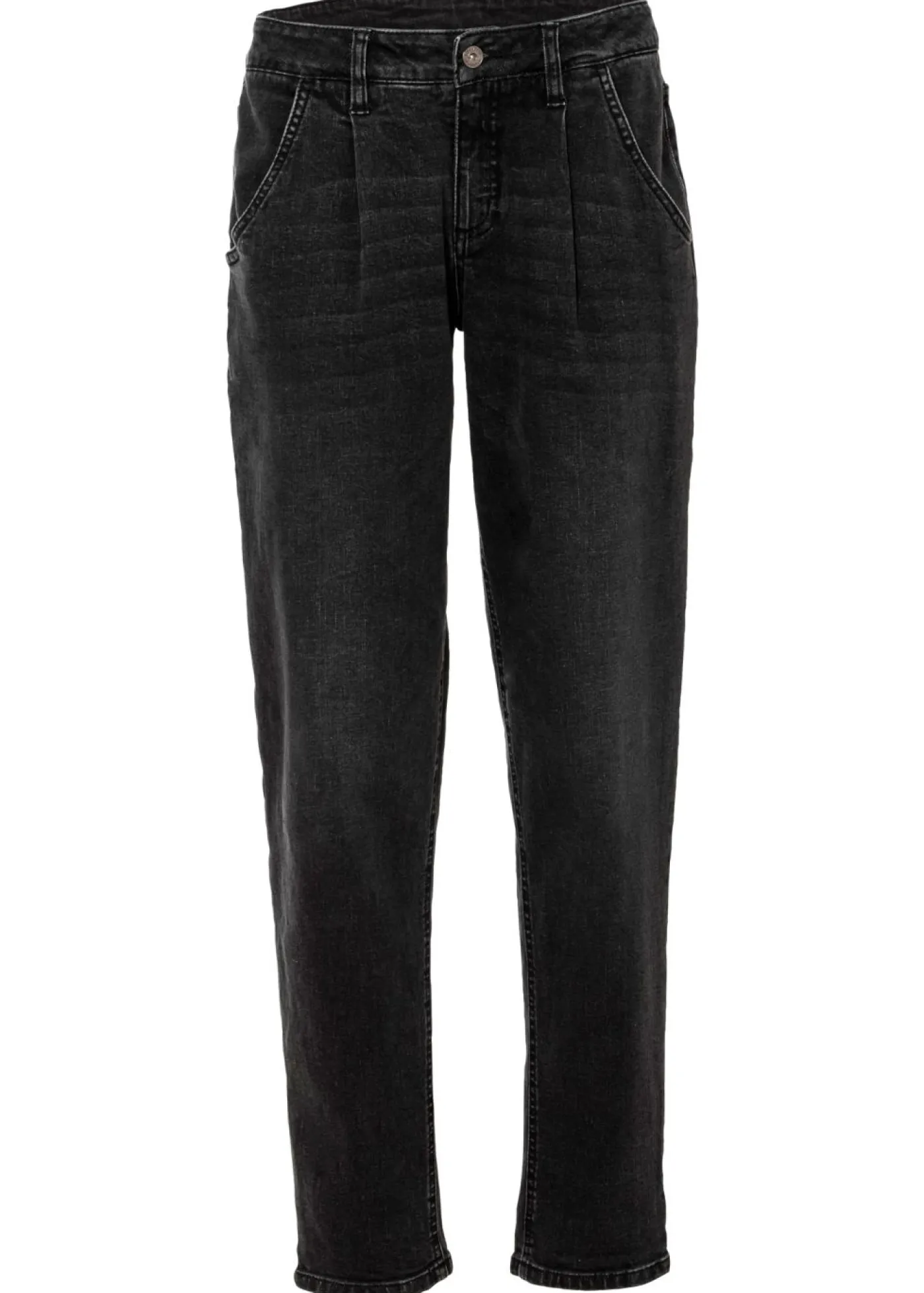 bonprix bonprix Vaqueros barrel, mid waist, elástico denim negro Best