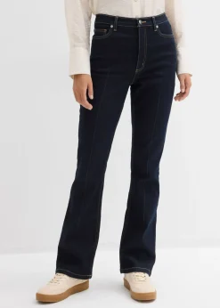 bonprix bonprix Vaqueros bootcut, high waist azul oscuro denim usado Discount